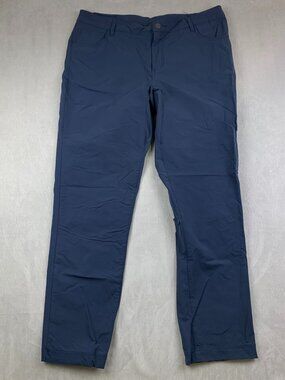 Black Diamond Equipment Men Pants 38x32 Navy Blue 5-Pocket Nylon Stretch Outdoor